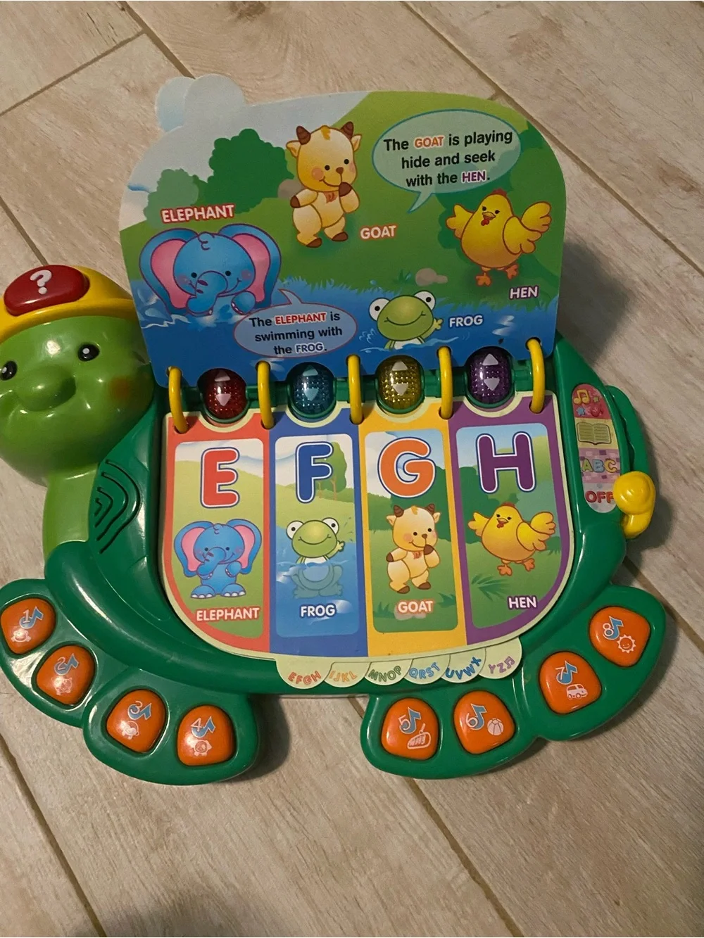 🌟 2/$15 VTech Touch & Teach Turtle - Green Interactive Learning Toy